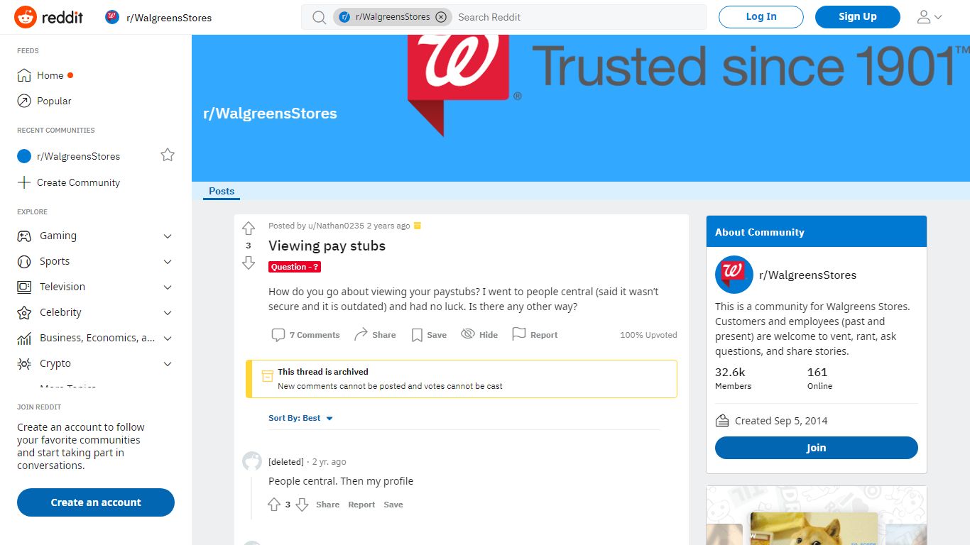 Viewing pay stubs : WalgreensStores - reddit